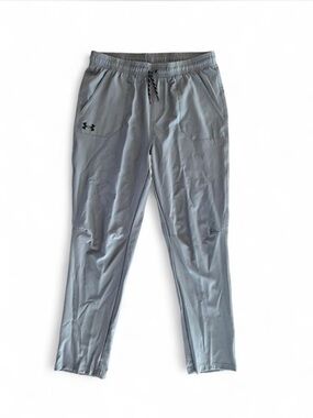 Under Armour grey blue joggers with drawstring waist Youth XL